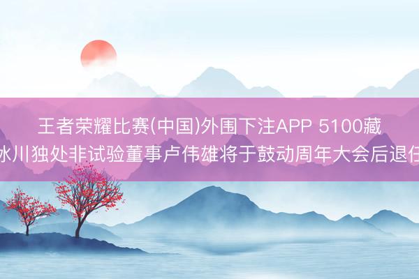 王者荣耀比赛(中国)外围下注APP 5100藏冰川独处非试验董事卢伟雄将于鼓动周年大会后退任
