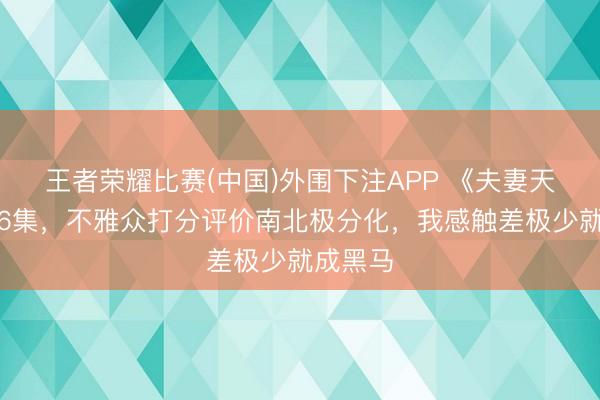 王者荣耀比赛(中国)外围下注APP 《夫妻天成》播6集，不雅众打分评价南北极分化，我感触差极少就成黑马